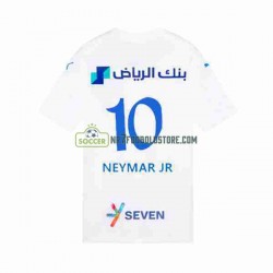 Trøje Al Hilal Neymar JR 10 Mænd Udebane Fodboldsæt 2023-2024 Kortærmet