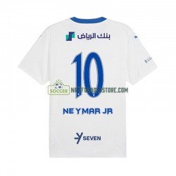 Trøje Al Hilal Neymar JR 10 Mænd Udebane Fodboldsæt 2024-2025 Kortærmet