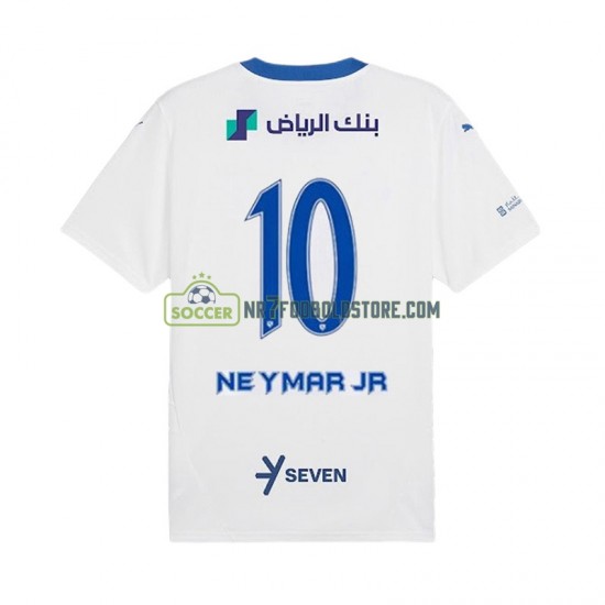 Trøje Al Hilal Neymar JR 10 Mænd Udebane Fodboldsæt 2024-2025 Kortærmet