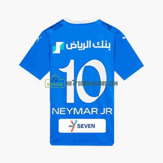 Trøje Al Hilal Neymar JR 10 Mænd Hjemmebane Fodboldsæt 2023-2024 Kortærmet