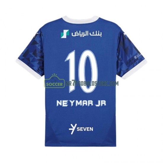 Trøje Al Hilal Neymar JR 10 Mænd Hjemmebane Fodboldsæt 2024-2025 Kortærmet