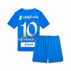 Trøje Al Hilal Neymar JR 10 Børn Hjemmebane Fodboldsæt 2023-2024 Kortærmet