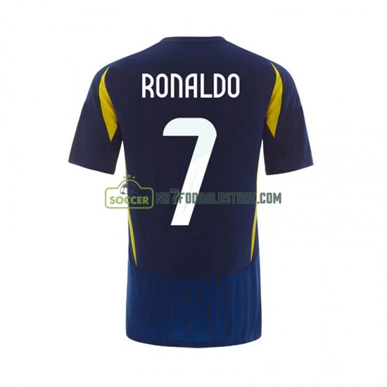 Trøje Al Nassr Cristiano Ronaldo 7 Mænd Udebane Fodboldsæt 2024-2025 Kortærmet