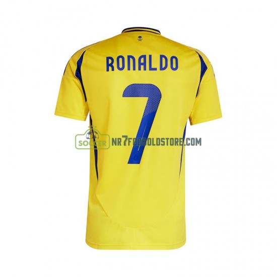 Trøje Al Nassr Cristiano Ronaldo 7 Mænd Hjemmebane Fodboldsæt 2024-2025 Kortærmet