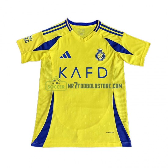 Trøje Al Nassr Mænd Hjemmebane Fodboldsæt 2024-2025 Kortærmet