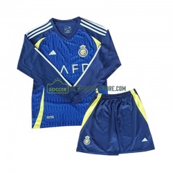 Trøje Al Nassr Børn Udebane Fodboldsæt 2024-2025 Langærmet