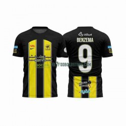 Trøje Al-Ittihad BENZEMA 9 Mænd Hjemmebane Fodboldsæt 2023-2024 Kortærmet