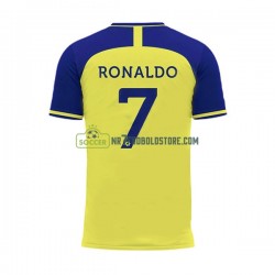 Trøje Al-Nassr Ronaldo 7 Mænd Hjemmebane Fodboldsæt 2022-2023 Kortærmet