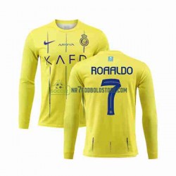 Trøje Al-Nassr Ronaldo 7 Mænd Hjemmebane Fodboldsæt 2023-2024 Langærmet