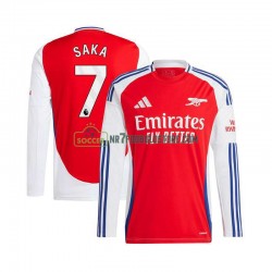 Arsenal Trøje Bukayo Saka 7 Mænd Hjemmebane Fodboldsæt 2024-2025 Langærmet