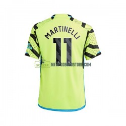 Arsenal Trøje Gabriel Martinelli 11 Mænd Udebane Fodboldsæt 2023-2024 Kortærmet