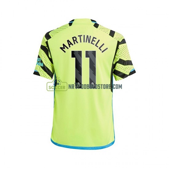 Arsenal Trøje Gabriel Martinelli 11 Mænd Udebane Fodboldsæt 2023-2024 Kortærmet