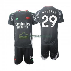 Arsenal Trøje Havertz 29 Børn Udebane Fodboldsæt 2024-2025 Kortærmet
