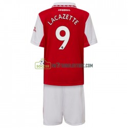 Arsenal Trøje Lacazette 9 Børn Hjemmebane Fodboldsæt 2022-2023 Kortærmet
