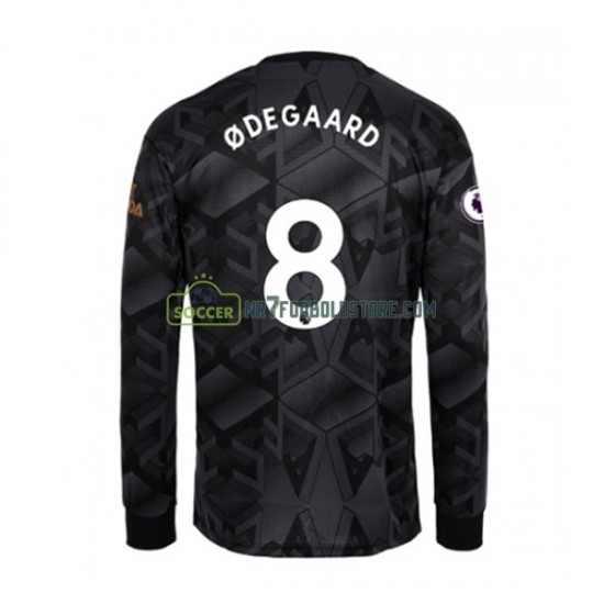 Arsenal Trøje Martin Odegaard 8 Mænd Udebane Fodboldsæt 2022-2023 Langærmet