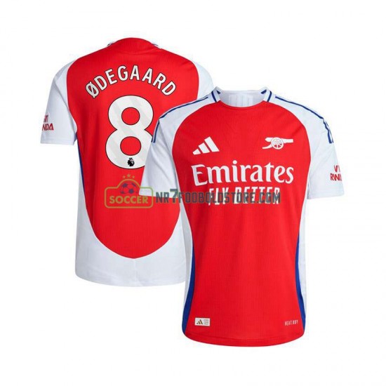Arsenal Trøje Martin Odegaard 8 Mænd Hjemmebane Fodboldsæt 2024-2025 Kortærmet