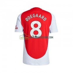 Arsenal Trøje Martin Odegaard 8 Mænd Hjemmebane Fodboldsæt 2024-2025 Kortærmet