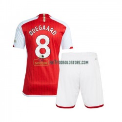 Arsenal Trøje Martin Odegaard 8 Børn Hjemmebane Fodboldsæt 2023-2024 Kortærmet