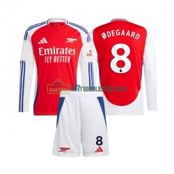 Arsenal Trøje Martin Odegaard 8 Børn Hjemmebane Fodboldsæt 2024-2025 Langærmet