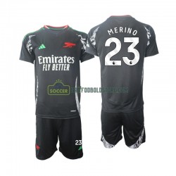 Arsenal Trøje Merino 23 Børn Udebane Fodboldsæt 2024-2025 Kortærmet