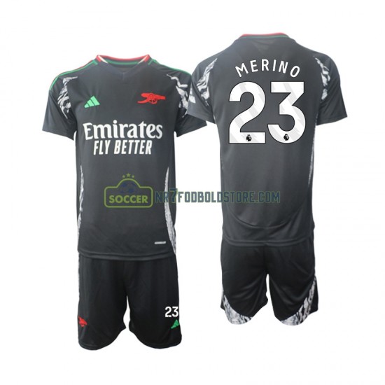 Arsenal Trøje Merino 23 Børn Udebane Fodboldsæt 2024-2025 Kortærmet