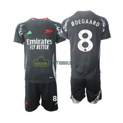 Arsenal Trøje Odegaard 8 Børn Udebane Fodboldsæt 2024-2025 Kortærmet