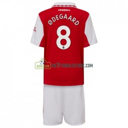 Arsenal Trøje Odegaard 8 Børn Hjemmebane Fodboldsæt 2022-2023 Kortærmet