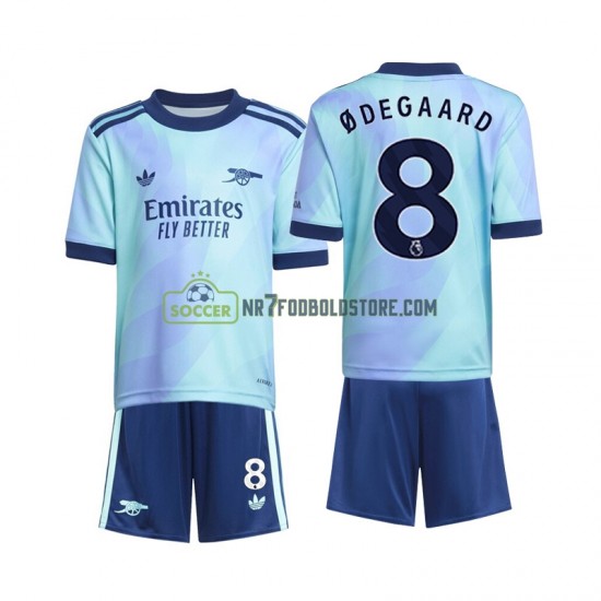Arsenal Trøje Odegaard 8 Børn 3. Valg Fodboldsæt 2024-2025 Kortærmet
