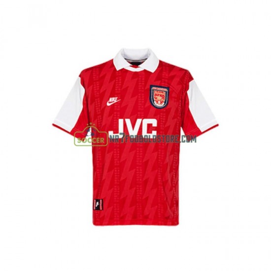 Arsenal Trøje Retro Mænd Hjemmebane Fodboldsæt 1994 Kortærmet