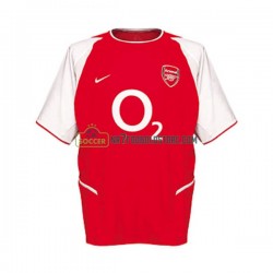 Arsenal Trøje Retro Mænd Hjemmebane Fodboldsæt 2002 Kortærmet