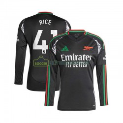 Arsenal Trøje Rice 41 Mænd Udebane Fodboldsæt 2024-2025 Langærmet