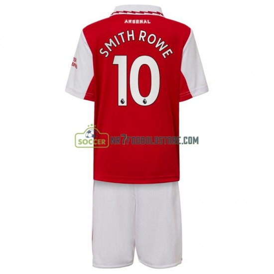 Arsenal Trøje Smith Rowe 10 Børn Hjemmebane Fodboldsæt 2022-2023 Kortærmet