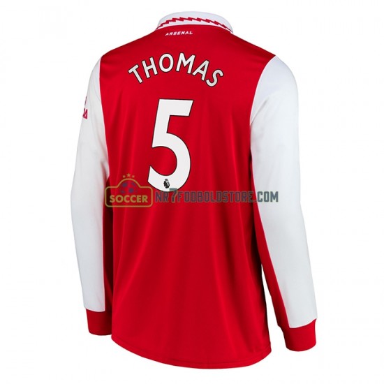 Arsenal Trøje Thomas Partey 5 Mænd Hjemmebane Fodboldsæt 2022-2023 Langærmet