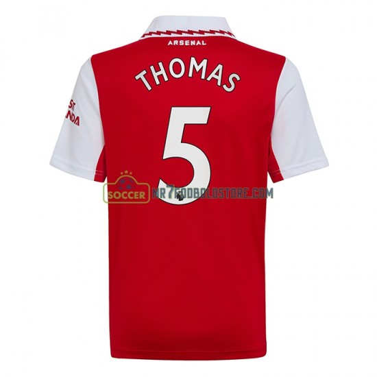 Arsenal Trøje Thomas Partey 5 Mænd Hjemmebane Fodboldsæt 2022-2023 Kortærmet