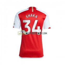 Arsenal Trøje Xhaka 34 Mænd Hjemmebane Fodboldsæt 2023-2024 Kortærmet