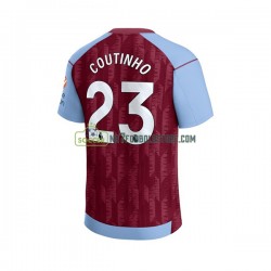 Aston Villa Trøje Philippe Coutinho 23 Mænd Hjemmebane Fodboldsæt 2023-2024 Kortærmet