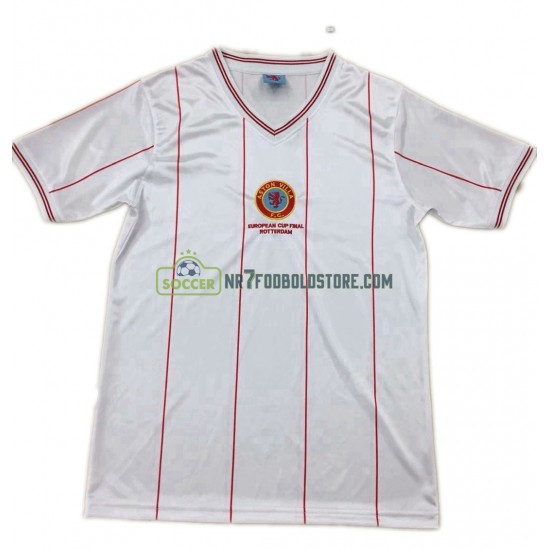 Aston Villa Trøje Retro Udebane Fodboldsæt 1982 Kortærmet 
