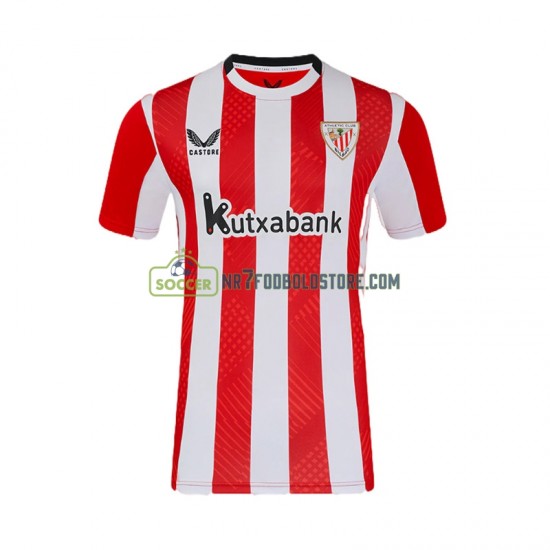 Athletic Bilbao Trøje Mænd Hjemmebane Fodboldsæt 2024-2025 Kortærmet