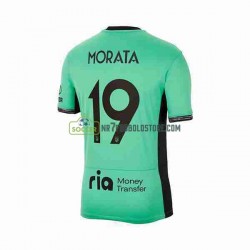 Atlético Madrid Trøje 2 Alvaro Morata 19 Mænd 3. Valg Fodboldsæt 2023-2024 Kortærmet