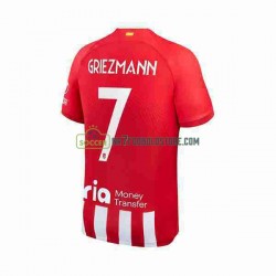 Atlético Madrid Trøje 2 Antoine Griezmann 7 Mænd Hjemmebane Fodboldsæt 2023-2024 Kortærmet