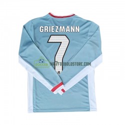 Atlético Madrid Trøje Antoine Griezmann 7 Mænd Udebane Fodboldsæt 2024-2025 Langærmet