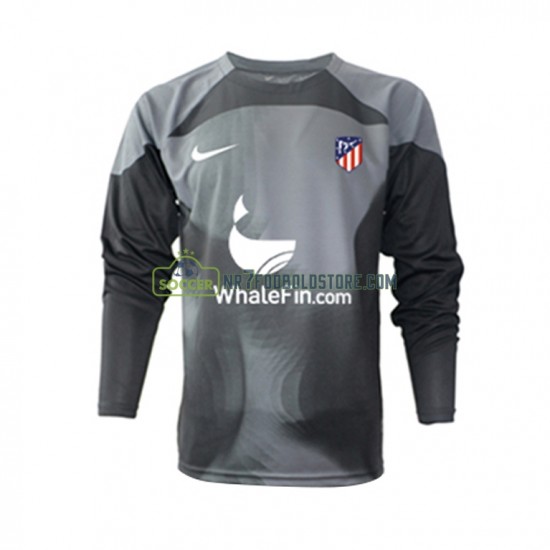 Atlético Madrid Trøje Målmand Mænd Udebane Fodboldsæt 2022-2023 Langærmet