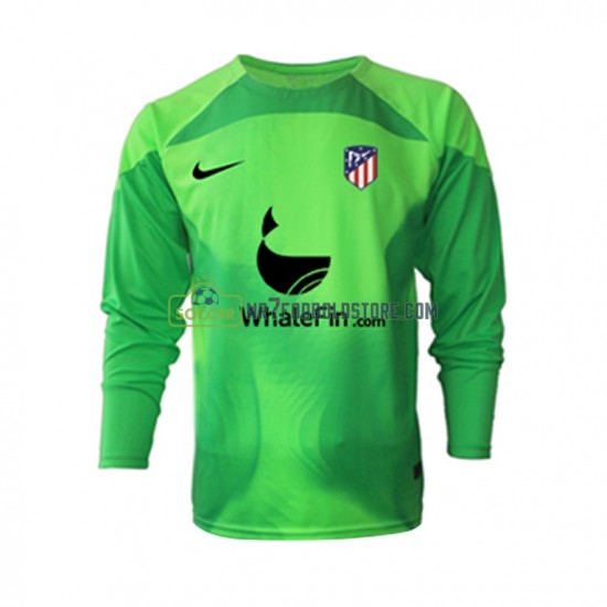 Atlético Madrid Trøje Målmand Mænd Hjemmebane Fodboldsæt 2022-2023 Langærmet