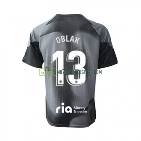 Atlético Madrid Trøje Jan Oblak 13 Målmand Mænd Udebane Fodboldsæt 2022-2023 Kortærmet