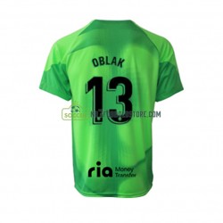 Atlético Madrid Trøje Jan Oblak 13 Målmand Mænd Hjemmebane Fodboldsæt 2022-2023 Kortærmet