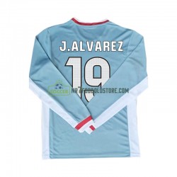 Atlético Madrid Trøje Julian Alvarez 19 Mænd Udebane Fodboldsæt 2024-2025 Langærmet