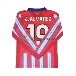 Atlético Madrid Trøje Julian Alvarez 19 Mænd Hjemmebane Fodboldsæt 2024-2025 Langærmet