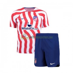 Atlético Madrid Trøje Børn Hjemmebane Fodboldsæt 2022-2023 Kortærmet