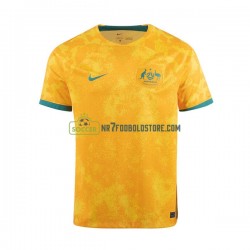 Australien Trøje Mænd Hjemmebane Fodboldsæt VM i fodbold 2022 Kortærmet