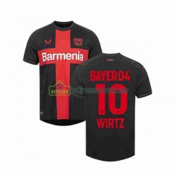 Bayer 04 Leverkusen Trøje Florian Wirtz 10 Mænd Hjemmebane Fodboldsæt 2023-2024 Kortærmet
